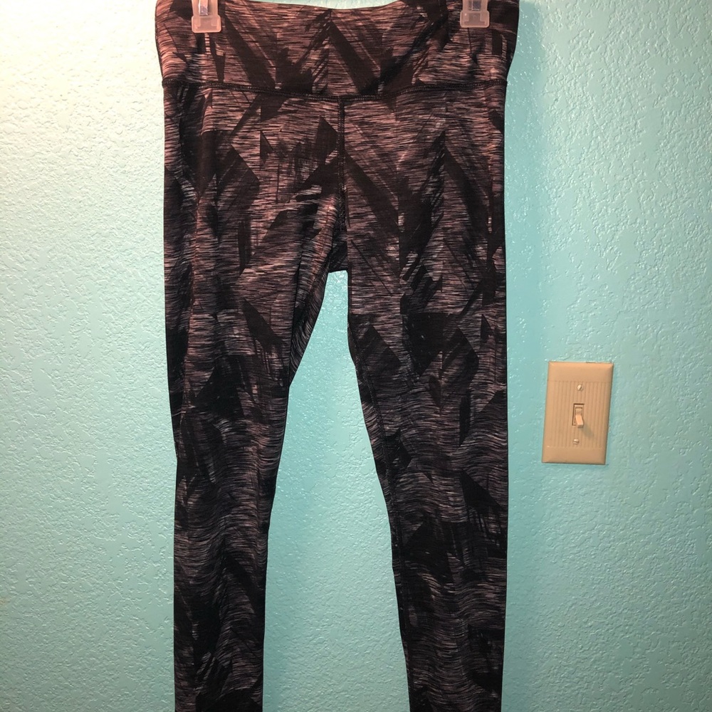 Black and gray leggings